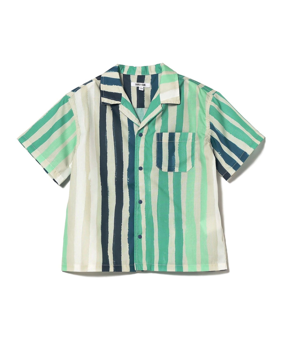 【4/24再値下げ】マルチストライプ シャツ(100 140cm) シャツ・ブラウス BLUE系 140 【4/24再値下げ】マルチストライプ シャツ(100 140cm) シャツ・ブラウス BLUE系 140