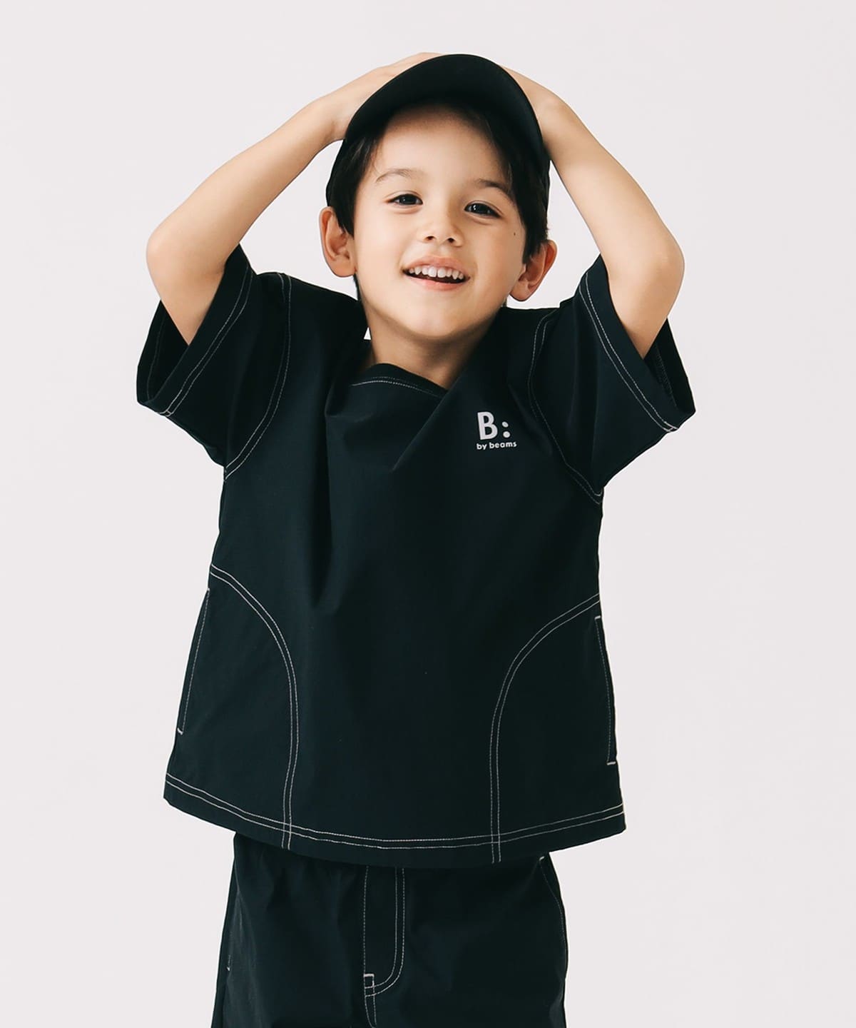 撥水 クルーネック Tシャツ 2025SS(100 150cm) シャツ・ブラウス BLACK 150 撥水 クルーネック Tシャツ 2025SS(100 150cm) シャツ・ブラウス BLACK 150