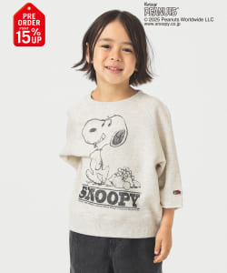 【+15%ポイントUP】FRUIT OF THE LOOM / Peanuts ショートスリーブ スウェット 2025FW（100～140cm）