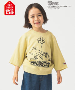 【+15%ポイントUP】FRUIT OF THE LOOM / Peanuts ショートスリーブ スウェット 2025FW（100～140cm）
