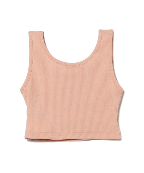 B:MING by BEAMS (B:MING by BEAMS) Ribbed Short Tank Top (T