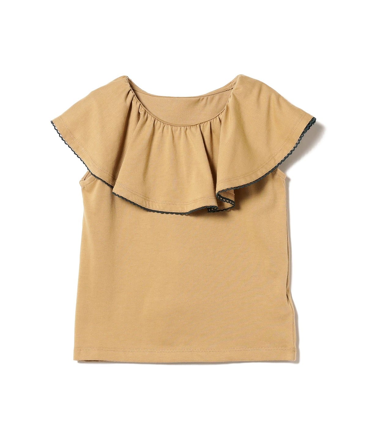 ピエロ襟 ノースリーブ プルオーバー カットソー(100 140cm) Tシャツ・カットソー MUSTARD 120 ピエロ襟 ノースリーブ プルオーバー カットソー(100 140cm) Tシャツ・カットソー MUSTARD 120