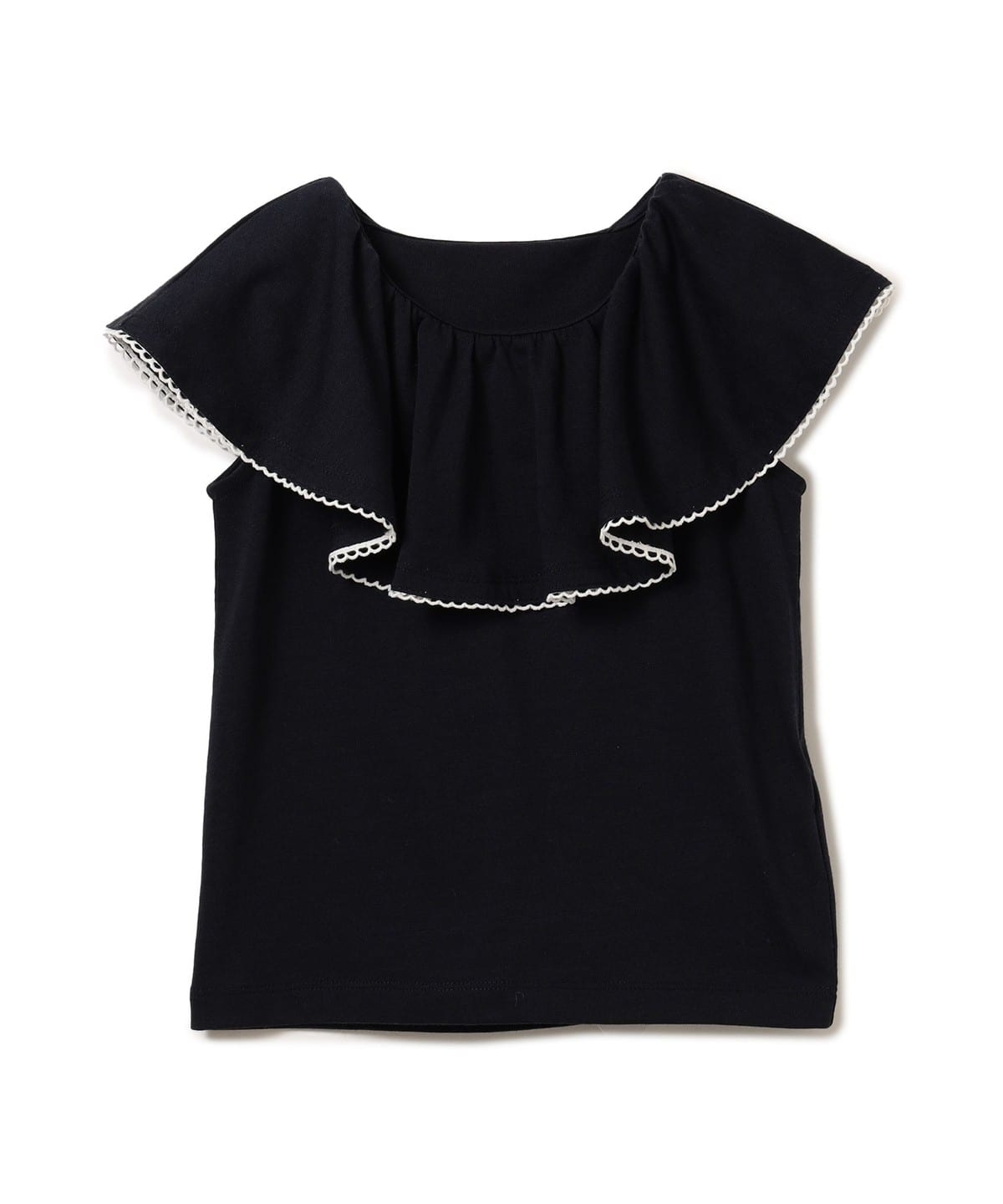 ピエロ襟 ノースリーブ プルオーバー カットソー(100 140cm) Tシャツ・カットソー NAVY 120 ピエロ襟 ノースリーブ プルオーバー カットソー(100 140cm) Tシャツ・カットソー NAVY 120