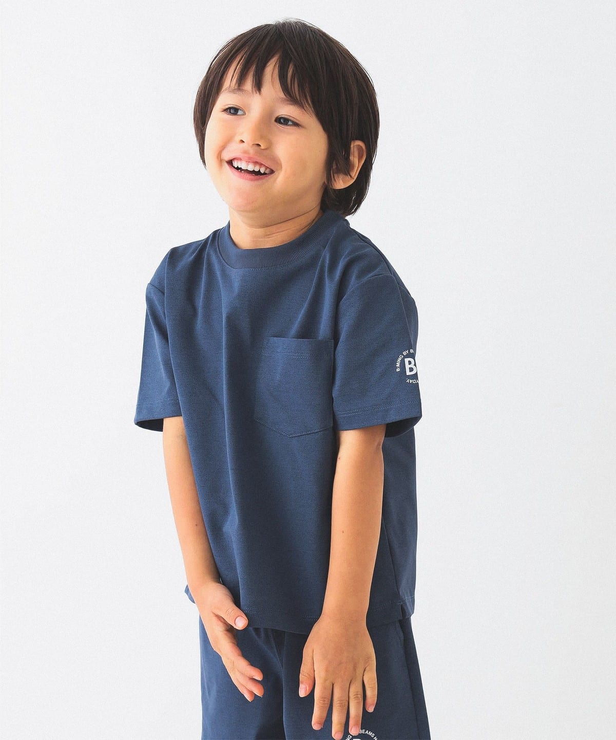 B:MING by BEAMS ビーミング by ビームス / ランド アンド ウォーター クルーネック Tシャツ(100 140cm) Tシャツ・カットソー BLUE 110 B:MING by BEAMS ビーミング by ビームス / ランド アンド ウォーター クルーネック Tシャツ(100 140cm) Tシャツ・カットソー BLUE 110