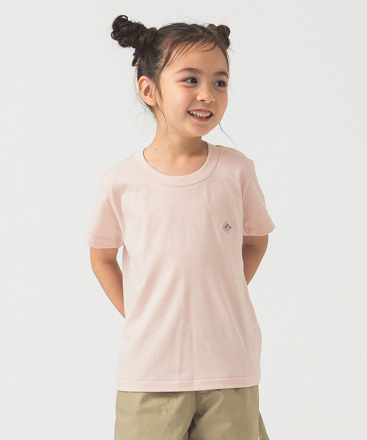 DANTON ダントン / KIDS' SHORT SLEEVE INNER T-SHIRT PLAIN 2025SS(105 135cm) Tシャツ・カットソー PINK 135 DANTON ダントン / KIDS' SHORT SLEEVE INNER T-SHIRT PLAIN 2025SS(105 135cm) Tシャツ・カットソー PINK 135