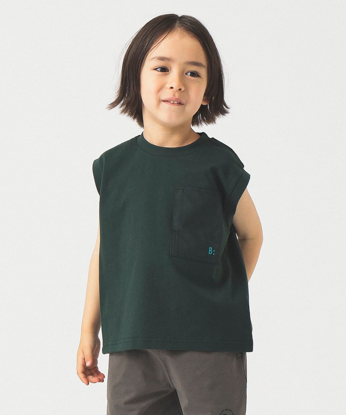 【9/4値下げ】吸水速乾ノースリーブ 2025SS(100 140cm) Tシャツ・カットソー D. GREEN 140 【9/4値下げ】吸水速乾ノースリーブ 2025SS(100 140cm) Tシャツ・カットソー D. GREEN 140