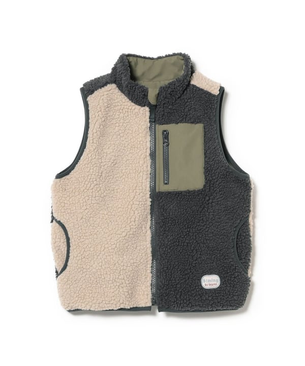 B:MING by BEAMS（ビーミング by ビームス）リバーシブル ボア ベスト