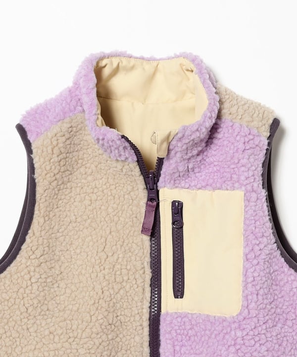 y2k✨️ BURBERRY BLUE LABEL リバーシブル ボア ベスト B:MING by BEAMS（ビーミング by ビームス）リバーシブル ボア