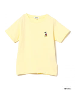 B:MING by BEAMS / Disney ミッキーマウス 刺繍 Tシャツ（80~150cm）