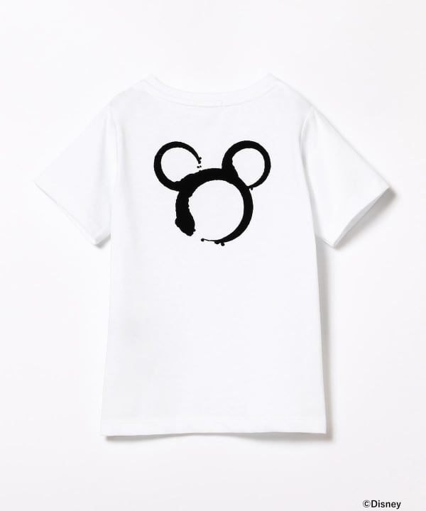 B Ming By Beams ビーミング By ビームス B Ming By Beams Disney ミッキーマウス 筆 プリント Tシャツ 80 150cm Tシャツ カットソー Tシャツ 通販 Beams