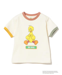 B:MING by BEAMS / セサミストリート リンガー プリント Tシャツ（80~150cm）