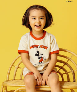 Disney / B:MING by BEAMS / リンガー プリント Tシャツ（80～150cm）