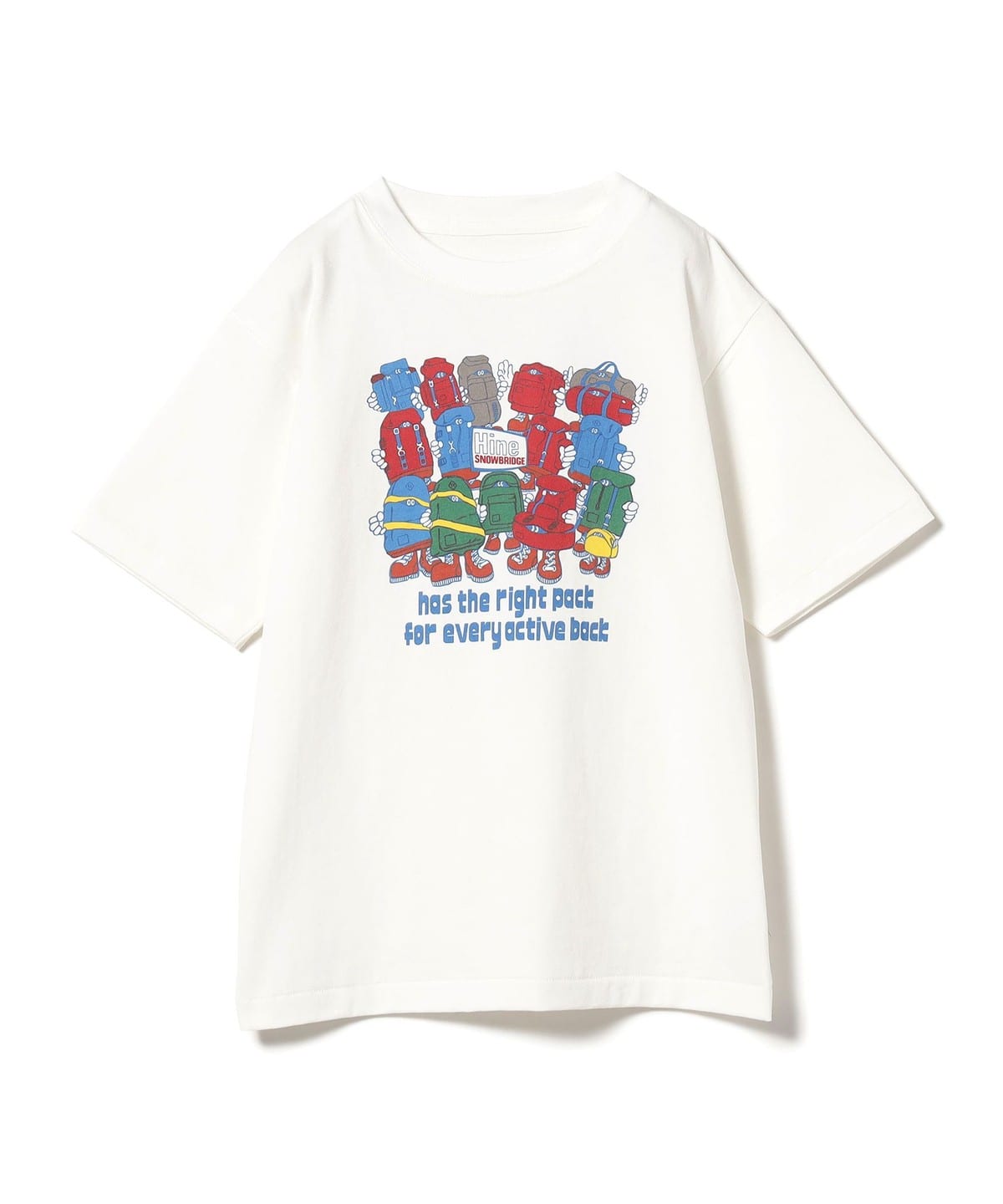 【別注】Hine SNOWBRIDGE / グラフィック Tシャツ(100 140cm) Tシャツ・カットソー WHITE 110 【別注】Hine SNOWBRIDGE / グラフィック Tシャツ(100 140cm) Tシャツ・カットソー WHITE 110