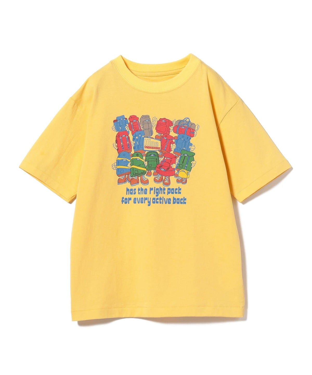 【別注】Hine SNOWBRIDGE / グラフィック Tシャツ(100 140cm) Tシャツ・カットソー YELLOW 100 【別注】Hine SNOWBRIDGE / グラフィック Tシャツ(100 140cm) Tシャツ・カットソー YELLOW 100