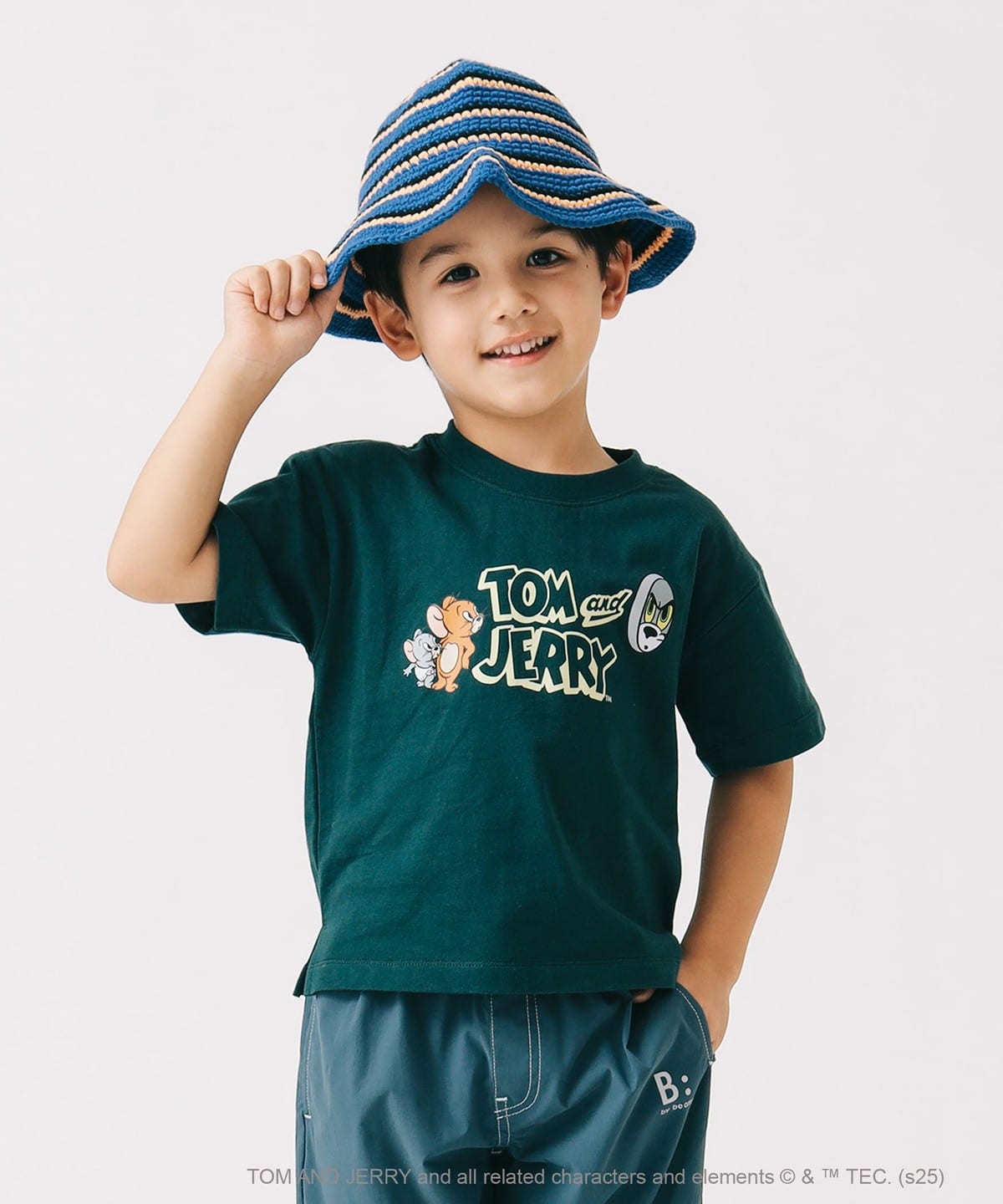 トムとジェリー プリントTシャツ 2025SS (90 150cm) Tシャツ・カットソー D. GRN 90 トムとジェリー プリントTシャツ 2025SS (90 150cm) Tシャツ・カットソー D. GRN 90