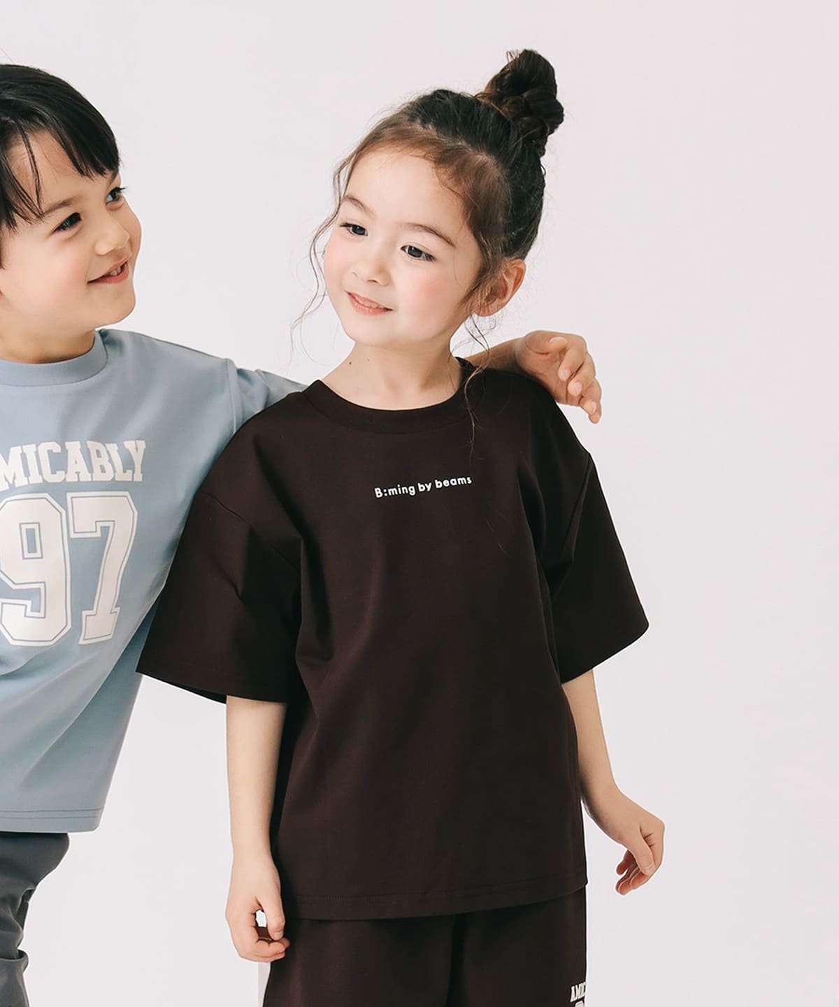 前後 2WAY Tシャツ(100 140cm) Tシャツ・カットソー BROWN 120 前後 2WAY Tシャツ(100 140cm) Tシャツ・カットソー BROWN 120