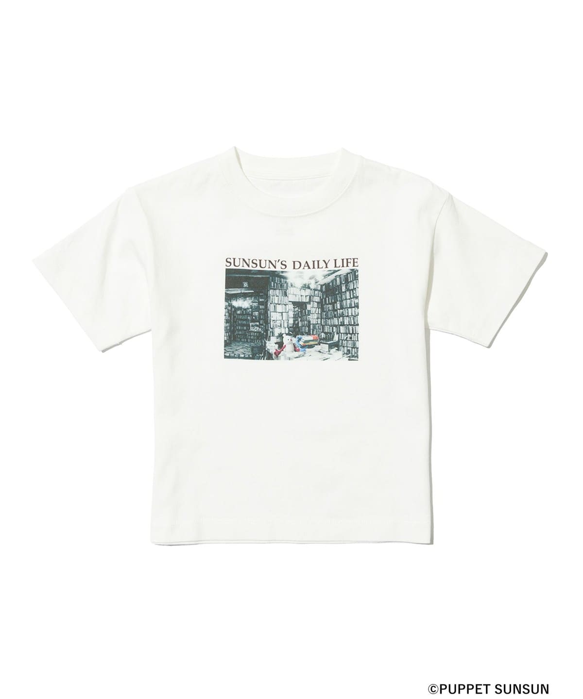 PUPPET SUNSUN × B:MING by BEAMS ビーミング by ビームス / フェード フォトプリント Tシャツ【book】(KIDS 100 140cm) Tシャツ・カットソー OFF WHITE M(120) PUPPET SUNSUN × B:MING by BEAMS ビーミング by ビームス / フェード フォトプリント Tシャツ【book】(KIDS 100 140cm) Tシャツ・カットソー OFF WHITE M(120)
