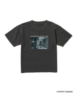 PUPPET SUNSUN × B:MING by BEAMS / フェード フォトプリント Tシャツ【book】（KIDS 100～140cm）