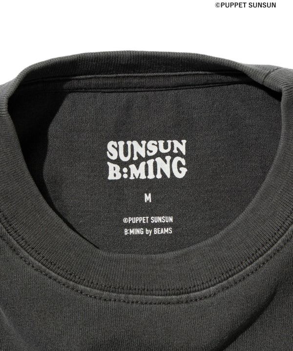 【新品未開封タグ付】スンスン　ビームス　コラボ　Tシャツ ブラック　S 新品未開封タグ付】スンスン ビームス コラボ Tシャツ ブラック M