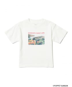 PUPPET SUNSUN × B:MING by BEAMS / フェード フォトプリント Tシャツ【market】（KIDS 100～140cm）