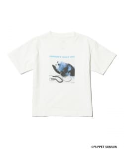 PUPPET SUNSUN × B:MING by BEAMS / フェード フォトプリント Tシャツ【music】（KIDS 100～140cm）
