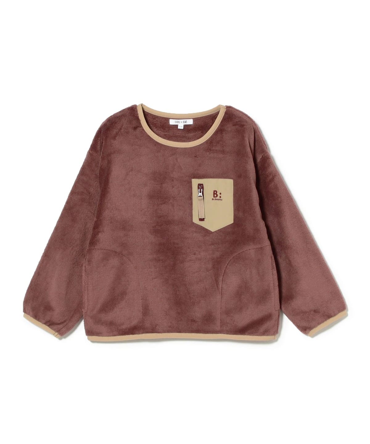 ボア フリース プルオーバー(90 140cm) Tシャツ・カットソー DARK PINK 130 ボア フリース プルオーバー(90 140cm) Tシャツ・カットソー DARK PINK 130