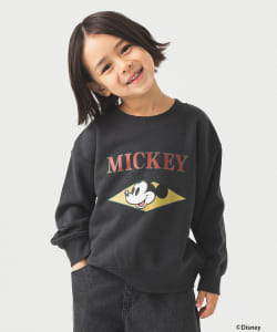 【Disney】MICKEY MOUSE / フロントプリント スウェット /  2025FW（90～140cm）