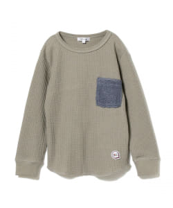 B:MING by BEAMS / ボアポケット サーマル ロングスリーブ Tシャツ （90~150cm）