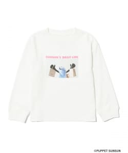PUPPET SUNSUN × B:MING by BEAMS / フェード フォトプリント ロングスリーブ Tシャツ【shop】（KIDS 100～140cm）