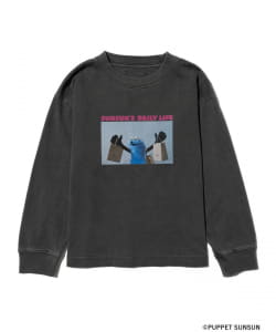 PUPPET SUNSUN × B:MING by BEAMS / フェード フォトプリント ロングスリーブ Tシャツ【shop】（KIDS 100～140cm）
