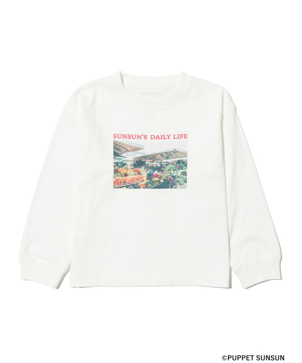 【完売品】パペットスンスン♡長袖ロンT ♡ＸＳ♡BEAMS B:MING by BEAMS（ビーミング by ビームス）PUPPET SUNSUN × B