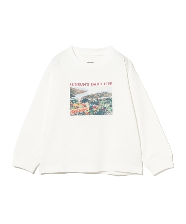 パペットスンスン　ビームス　フォトプリントTシャツ　shop ホワイト　XS パペットスンスン ビームス フォトプリントTシャツ shop