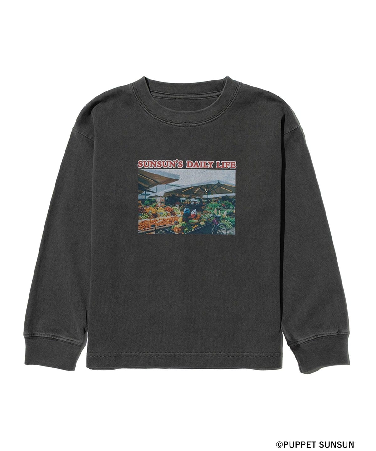 PUPPET SUNSUN × B:MING by BEAMS ビーミング by ビームス / フェード フォトプリント ロングスリーブ Tシャツ【market】(KIDS 100 140cm) Tシャツ・カットソー INK BLACK L(140) PUPPET SUNSUN × B:MING by BEAMS ビーミング by ビームス / フェード フォトプリント ロングスリーブ Tシャツ【market】(KIDS 100 140cm) Tシャツ・カットソー INK BLACK L(140)
