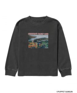 PUPPET SUNSUN × B:MING by BEAMS / フェード フォトプリント ロングスリーブ Tシャツ【market】（KIDS 100～140cm）