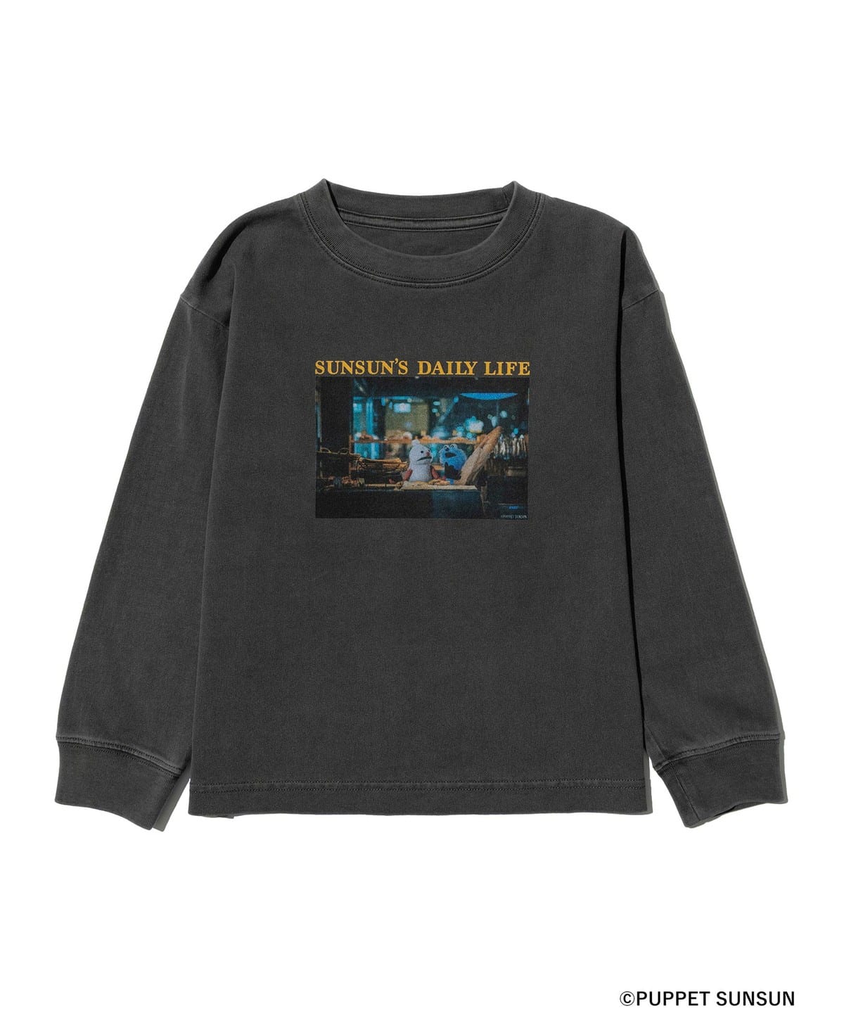 PUPPET SUNSUN × B:MING by BEAMS ビーミング by ビームス / フェード フォトプリント ロングスリーブ Tシャツ【bread】(KIDS 100 140cm) Tシャツ・カットソー INK BLACK L(140) PUPPET SUNSUN × B:MING by BEAMS ビーミング by ビームス / フェード フォトプリント ロングスリーブ Tシャツ【bread】(KIDS 100 140cm) Tシャツ・カットソー INK BLACK L(140)