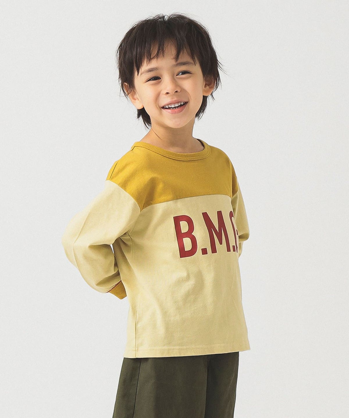 B:MING by BEAMS ビーミング by ビームス / プリント フットボール Tシャツ (100 140cm) Tシャツ・カットソー CREAM 120 B:MING by BEAMS ビーミング by ビームス / プリント フットボール Tシャツ (100 140cm) Tシャツ・カットソー CREAM 120