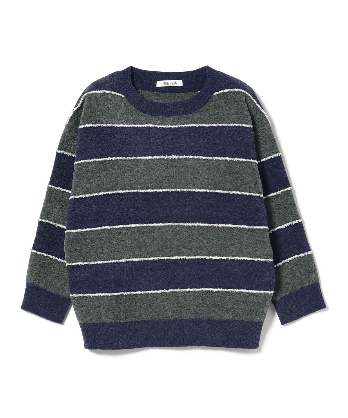 【7/3再値下げ】モール ボーダー クルーネック ニット(90 140cm) トップス NAVY S(90-100) 【7/3再値下げ】モール ボーダー クルーネック ニット(90 140cm) トップス NAVY S(90-100)