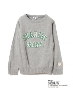 B:MING by BEAMS / Peanuts チャーリー・ブラウン ケーブル ニット （80~150cm）