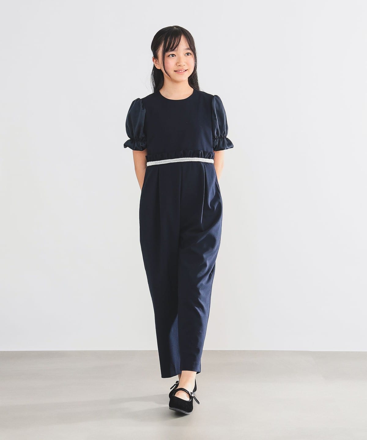 セレモニー テトロンレーヨン オールインワン 2025SS(140 160cm) パンツ NAVY 160 セレモニー テトロンレーヨン オールインワン 2025SS(140 160cm) パンツ NAVY 160