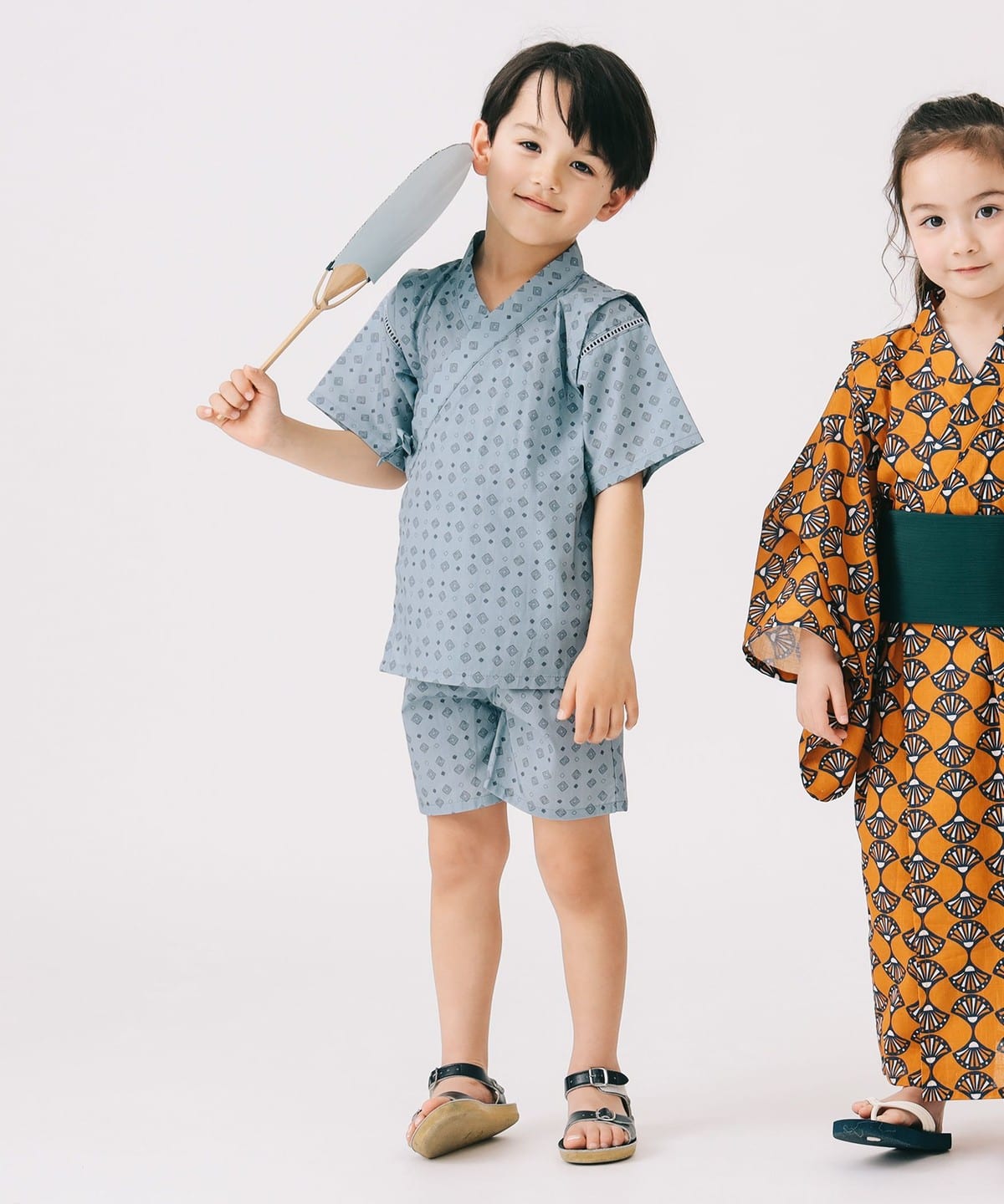 小紋柄 甚平 2025SS(90 140cm) アンダーウェア・着物 BLUE L(130-140) 小紋柄 甚平 2025SS(90 140cm) アンダーウェア・着物 BLUE L(130-140)