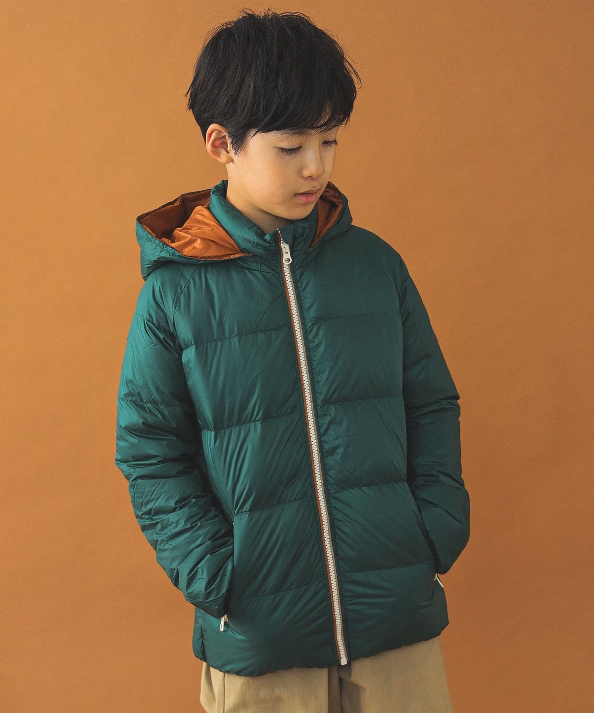 ポケッタブル ダウン ブルゾン(90 160cm) ブルゾン DARK_GREEN 160 ポケッタブル ダウン ブルゾン(90 160cm) ブルゾン DARK_GREEN 160