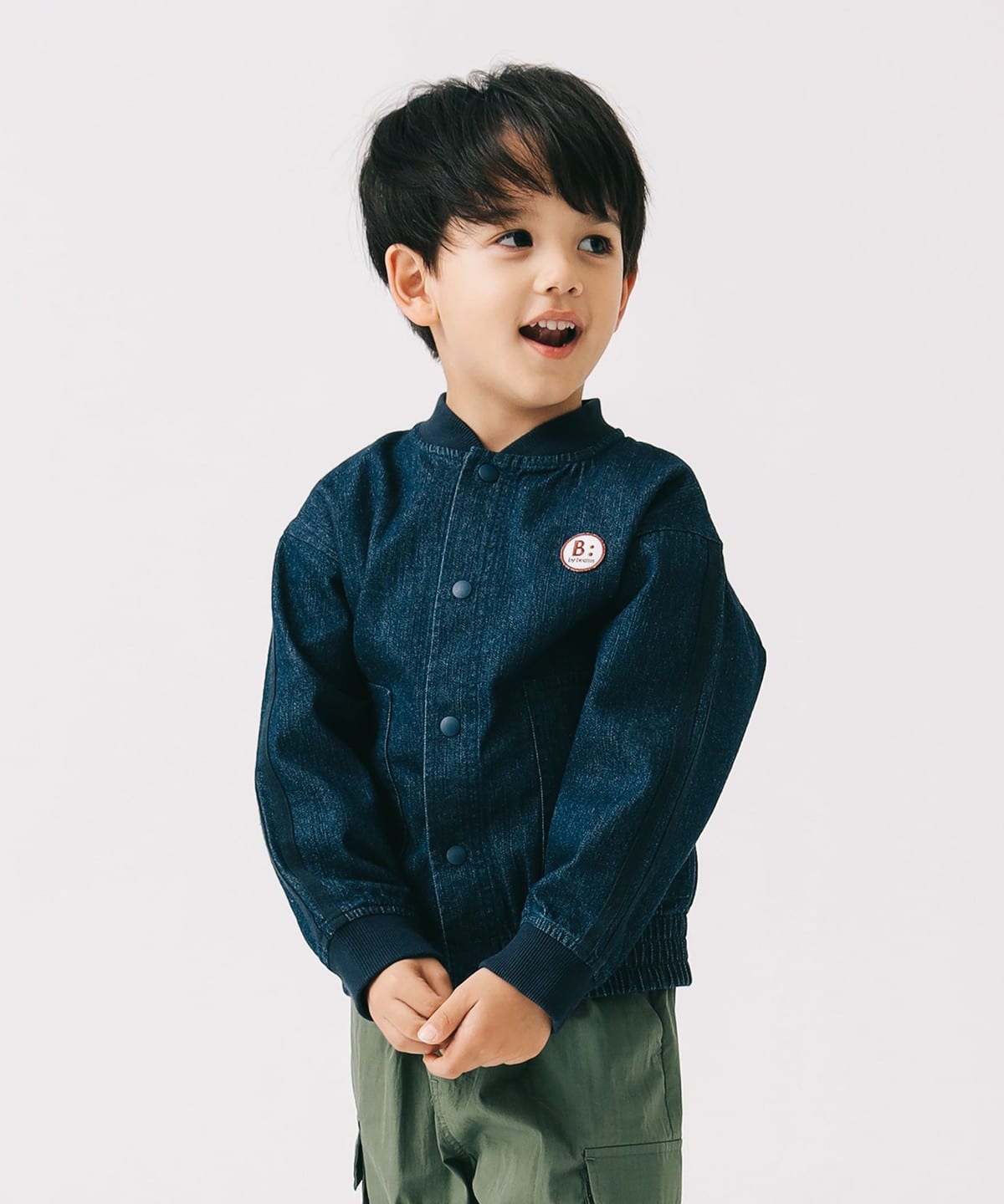 袖ライン ブルゾン 2025SS(100~140cm) ブルゾン DENIM 110 袖ライン ブルゾン 2025SS(100~140cm) ブルゾン DENIM 110