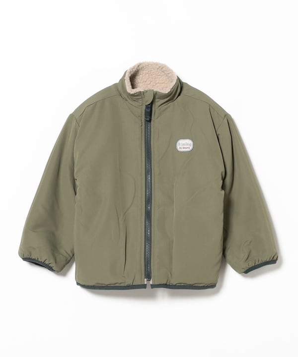 極美品■BEAMS GOLF ビームスゴルフ リバーシブル ボア ジャケット■Ｌ 極美品□BEAMS GOLF ビームスゴルフ リバーシブル ボア