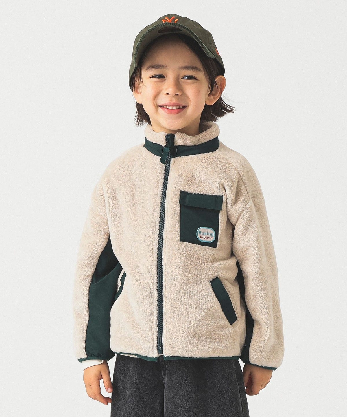 フリースボア ブルゾン 2025FW （90 150cm） ブルゾン LIGHT BEIGE 120