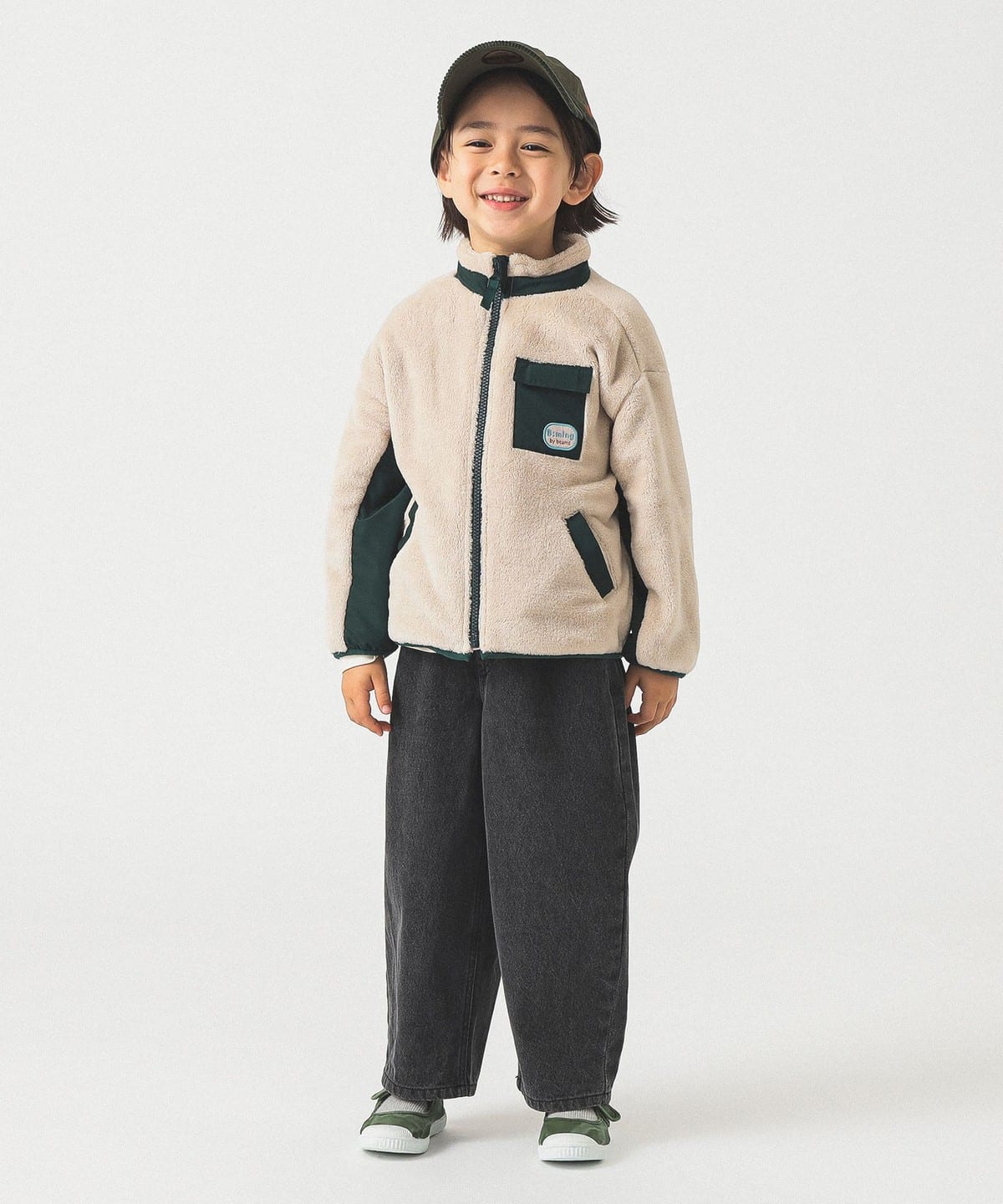 美品♡ダイアグラム ラムファー ボンバージャケット ボア ブルゾン グリーン 94180210829_D_7.jpg