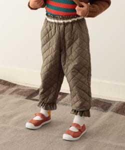 B:MING by BEAMS / 裾フリル キルト パンツ（100~140cm）