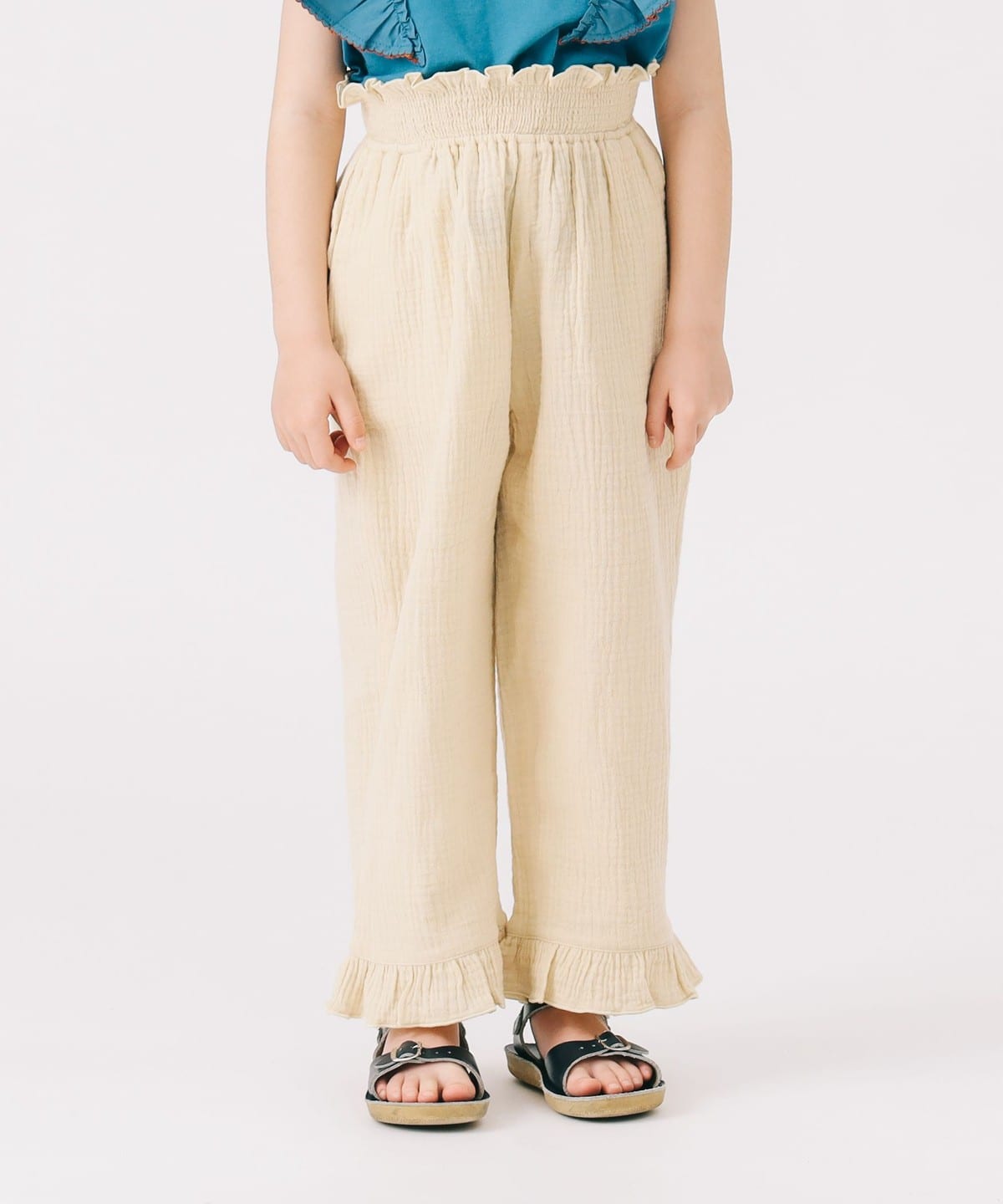 ダブルガーゼ パンツ 2025SS(100 140cm) パンツ YELLOW 120 ダブルガーゼ パンツ 2025SS(100 140cm) パンツ YELLOW 120