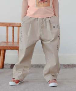B:MING by BEAMS / 総柄 グラフィック チノパンツ （100～140㎝）