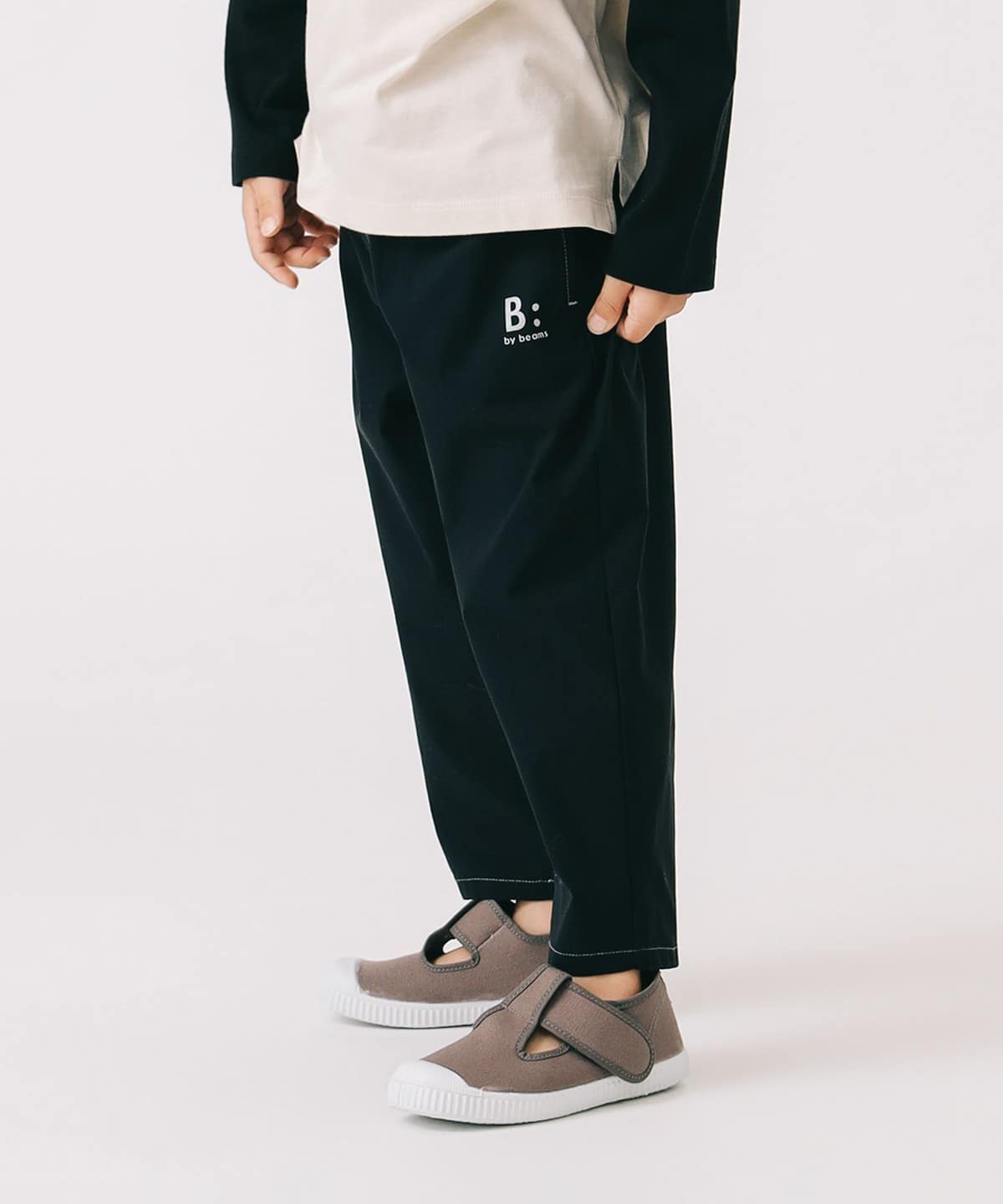 撥水 パンツ 2025SS(100 150cm) パンツ BLACK 100 撥水 パンツ 2025SS(100 150cm) パンツ BLACK 100