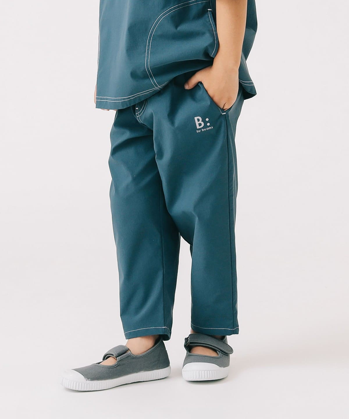 撥水 パンツ 2025SS(100 150cm) パンツ STONE. BLUE 110 撥水 パンツ 2025SS(100 150cm) パンツ STONE. BLUE 110
